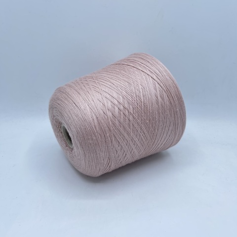 Бобинная пряжа (пр.Италия),art-Bonton 2/60 3000м / 100 гр. 70%Меринос 30%Шелк , цвет-Пастельно-розовый, арт.23724