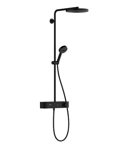 Hansgrohe Pulsify EcoSmart 24221670 Душевая система с термостатом (чёрный матовый)