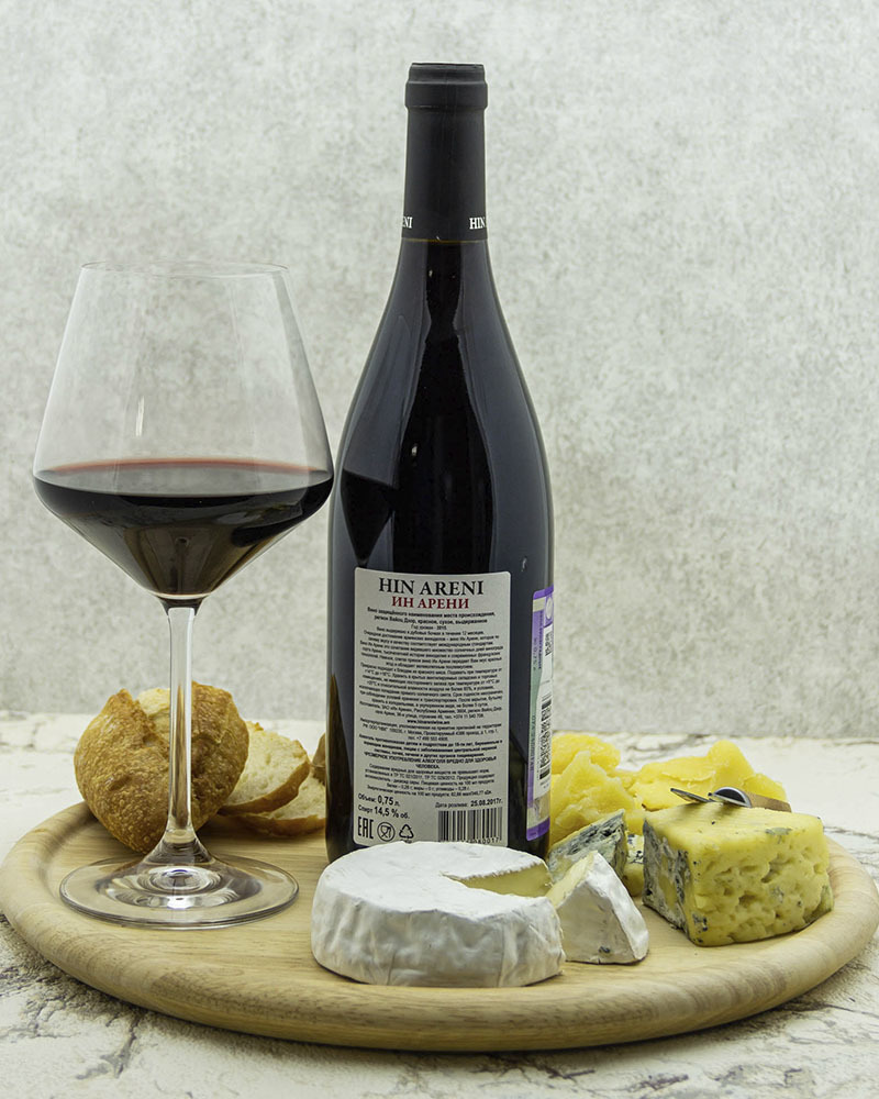 Вино Hin Areni Красное Сухое 2015 г.у. 14,5% 0,75 л, Армения