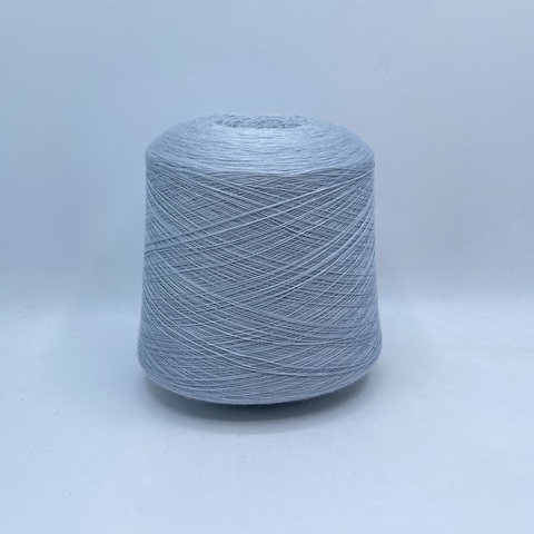Бобинная пряжа (пр.Италия),art-Bonton 2/60 3000м / 100 гр. 70%Меринос 30%Шелк , цвет-Серо-голубой, арт.23725