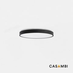 Потолочный светильник Domio TW Ш600 33W черный MICROPRISMA CASAMBI