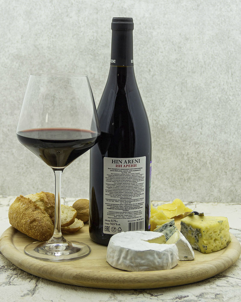 Вино Hin Areni Красное Сухое 2015 г.у. 14,5% 0,75 л, Армения