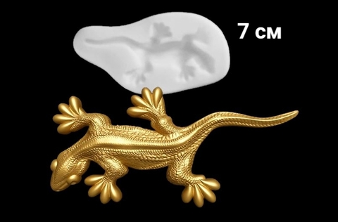 Силиконовый молд № 538 Ящерица левая малая