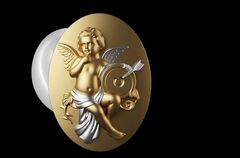 Силиконовый молд Камея № 9 Купидон