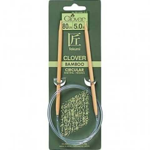 Clover Круговые бамбуковые спицы Takumi