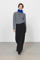 ZARA ОБЪЕМНЫЕ БРЮКИ ZW COLLECTION, ЧЕРНЫЙ