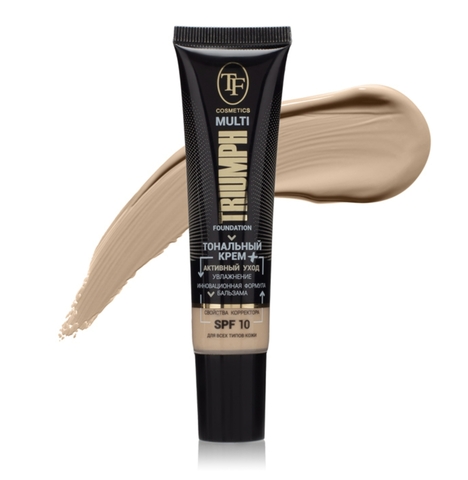 TF Крем тональный MULTI FOUNDATION Triumph SPF10 тон 43 светлая ваниль