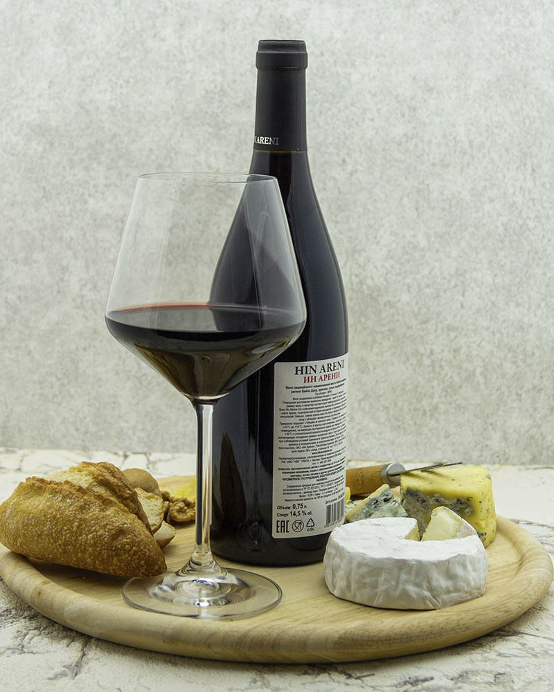 Вино Hin Areni Красное Сухое 2015 г.у. 14,5% 0,75 л, Армения