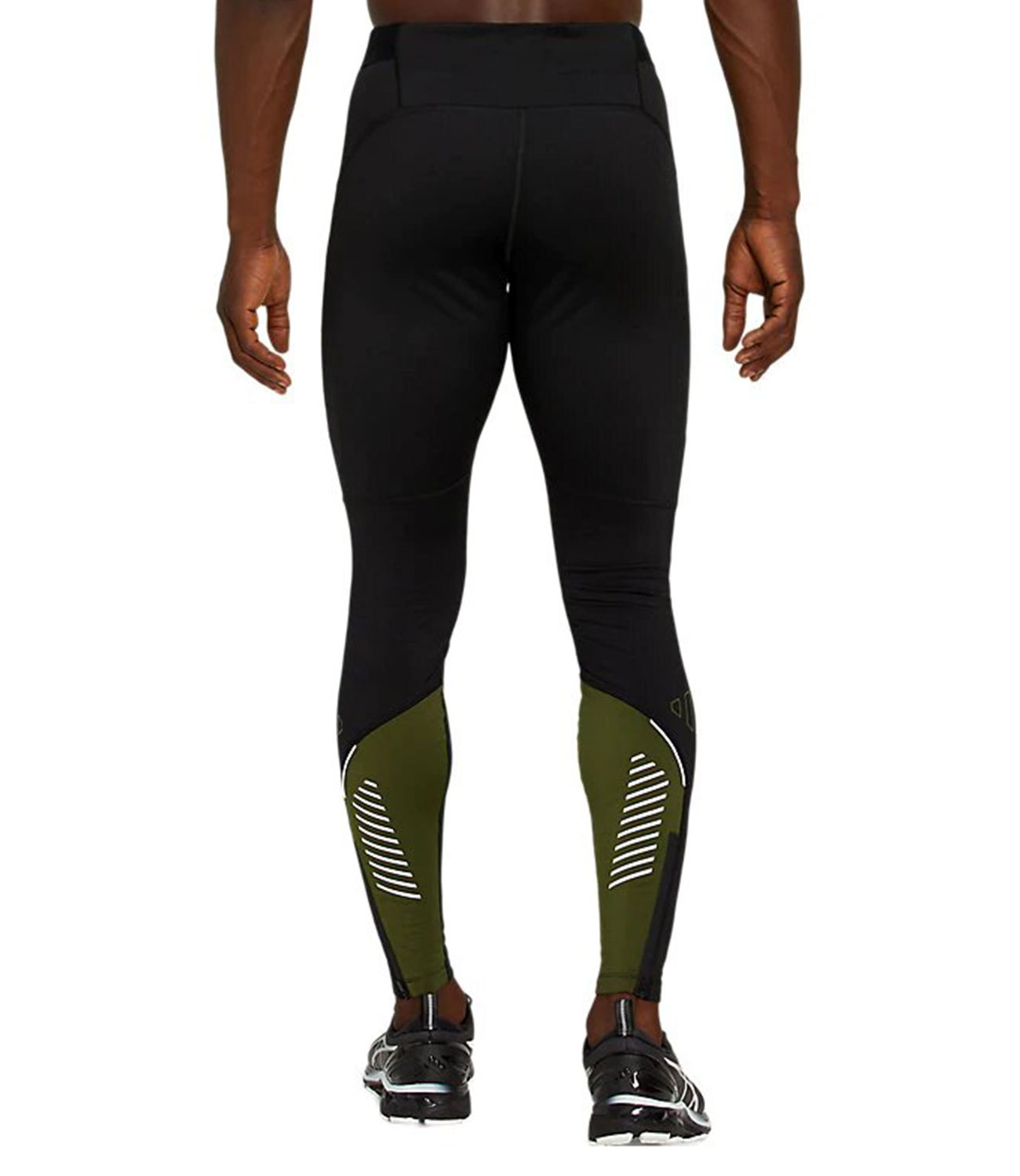 Asics Lite Show Winter Tight утепленные беговые тайтсы мужские черные - 2