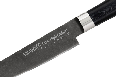 Нож кухонный универсальный 125мм Samura Mo-V Stonewash SM-0021B/K*