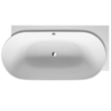 Duravit Luv 700432000000000 Ванна из минерального литья 1850x950мм, угол справа, с панелью и ножками, с двумя наклаонами для спины, цвет белый