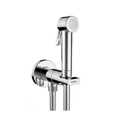 Bossini Paloma Flat E34001B.030 Гигиенический комплект c монокомандным смесителем: лейка,  шланг из латуни 125 см, цвет: хром (ЦЕНА со склада! ) фото