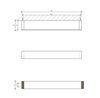 Decor Walther Brick 0590100 Полотенцедержатель, цвет: хром