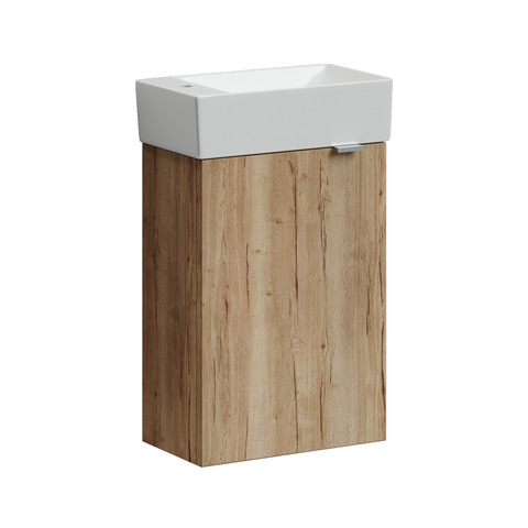 Sancos Mini MN35EGL Тумба подвесная, 35.5x20.5x50, цвет: дуб галифакс натуральный