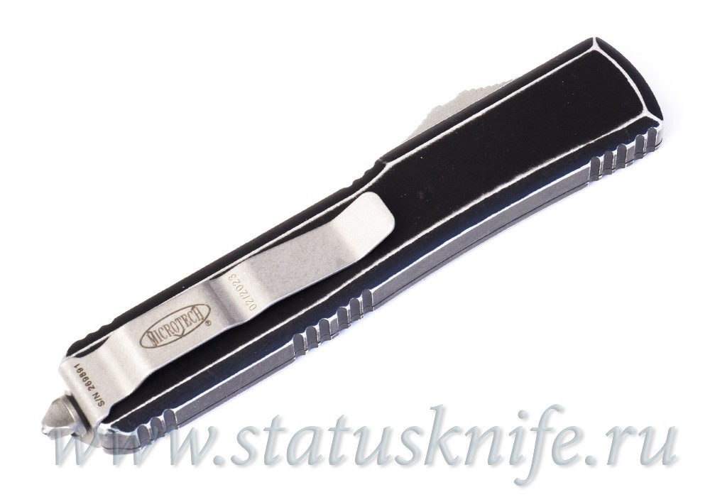Нож Microtech 123-12DBK Ultratech M390 Apocalyptic Distressed Black