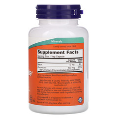 Now Foods, ChromeMate, 180 капсул