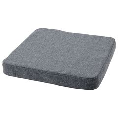 Подушка на стул IKEA AKERVINDEFLY (ОКЕРВИНДЕФЛУ), Серый, 39 / 35х37х5 см