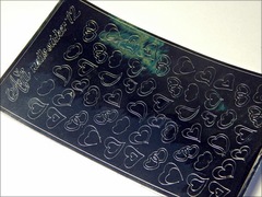 Металлизированные наклейки Arti nails Stiker цвет серебро №12 Металлизированные наклейки Arti nails Stiker цвет серебро №12