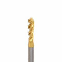 Метчик М10х1,5 (Машинный, винт., XL) HSSE-TiN 6h C/2-3P R45 150мм a=5,5 H-Tools 32085THT