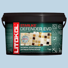 Затирка швов эпоксидная Litokol Starlike Defender EVO S.300 AZZURRO PASTELLO, 1 кг