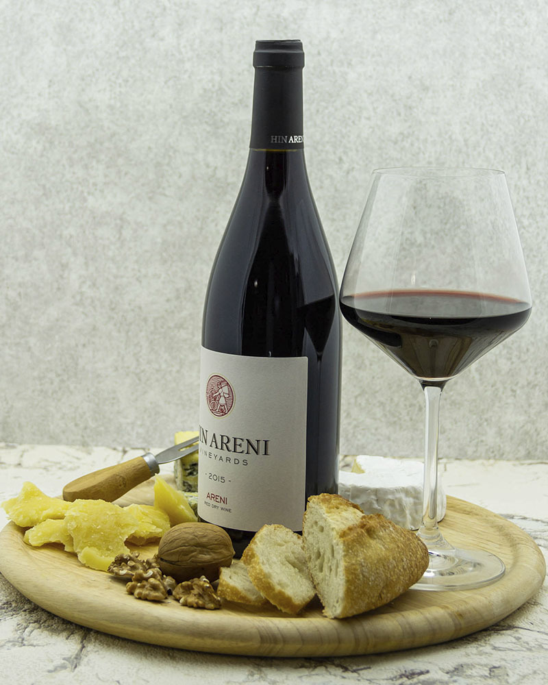 Вино Hin Areni Красное Сухое 2015 г.у. 14,5% 0,75 л, Армения