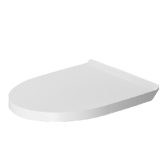 Duravit DuraStyle 20710000 Сиденье съемное для унитаза BASIC, цвет белый, петли нерж сталь. без микролифта фото
