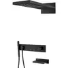 Boheme Zodiac 132-2-B Комплект душевой системы внутреннего монтажа, цвет: черный матовый