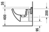Duravit Starck 3 2281150000 Биде подвесное