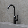 Lemark LM5079BL Смеситель для кухни с поворотным изливом, высота излива 25 см, длина 21 см, нерж. сталь/ чёрный матовый