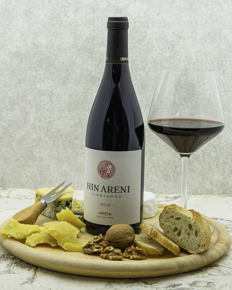 Вино Hin Areni Красное Сухое 2015 г.у. 14,5% 0,75 л, Армения