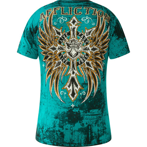 Affliction | Футболка мужская Retribution A25069 сзади
