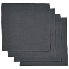 Набор салфеток для сервировки IKEA SVARTSENAP (СВАРТСЕНАП), Темно-серый, 35х35 см, 4 шт