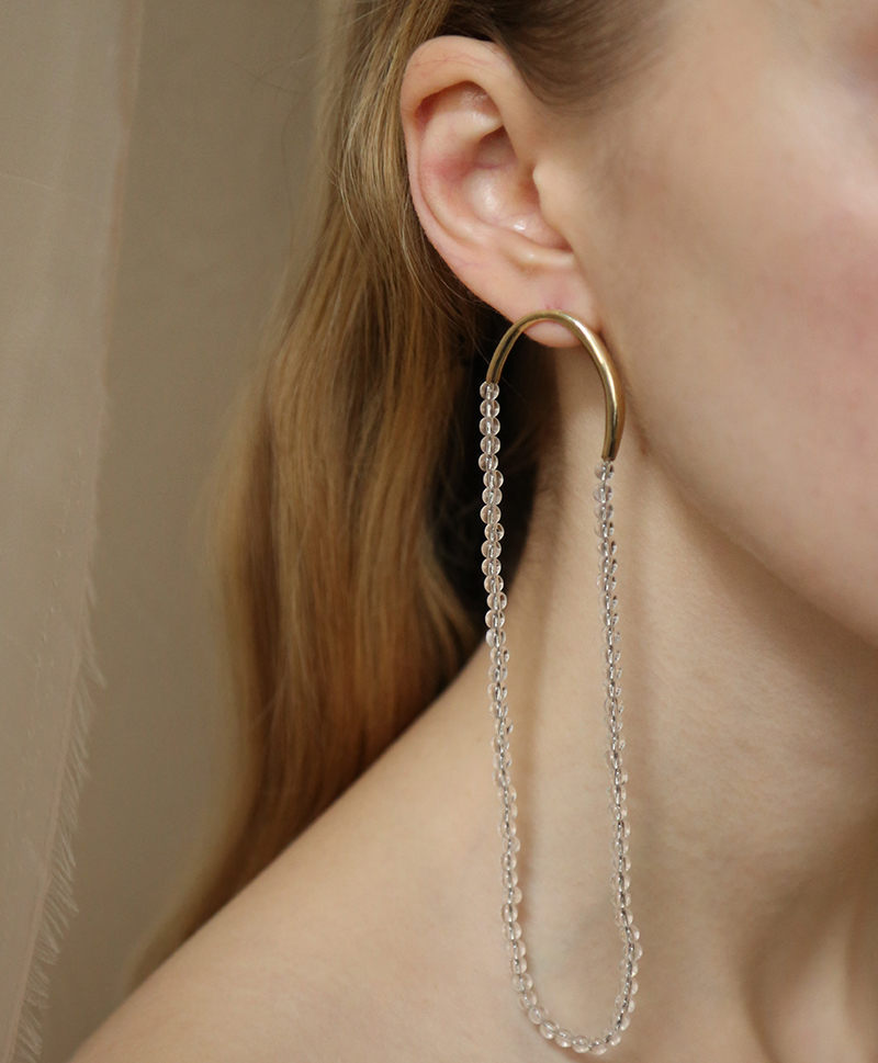 Моно-серьга Long Filo Earring