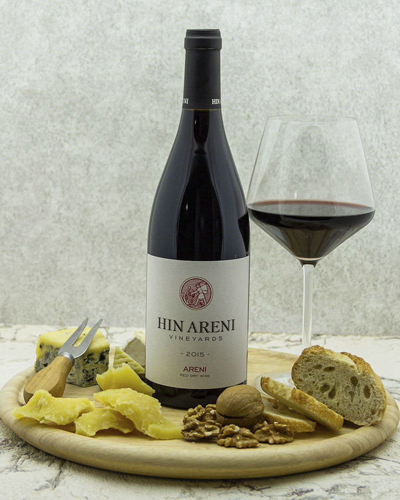 Вино Hin Areni Красное Сухое 2015 г.у. 14,5% 0,75 л, Армения