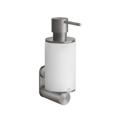 Gessi 316 54713#239 Дозатор для жидкого мыла настенный, цвет: белый/steel brushed