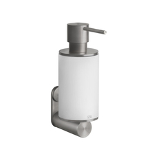Gessi 316 54713#239 Дозатор для жидкого мыла настенный, цвет: белый/steel brushed фото