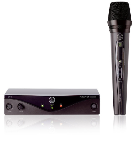 AKG Perception Wireless 45 Vocal Set BD U2 (614-634): радиосистема с ручным передатчиком с капсюлем D88, 4-8 каналов