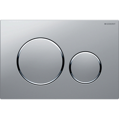 Geberit Sigma 115.882.JQ.1 Смывная клавиша, двойной смыв: лакированный матовый хром, с легкоочищаемой поверхностью, глянцевый хром фото