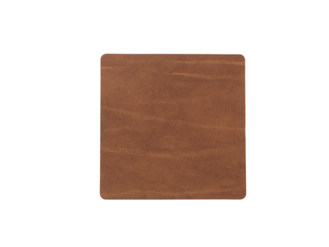 Подстаканник квадратный 10x10 см LindDNA Buffalo nature 98889