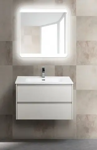 BelBagno Kraft KRAFT-700-2C-SO-BO Тумба под раковину подвесная, 140x46, цвет: белый