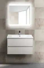 BelBagno Kraft KRAFT-700-2C-SO-BO Тумба под раковину подвесная, 140x46, цвет: белый фото