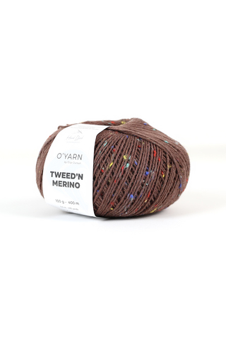 Пряжа TWEED’N MERINO с цветными крапинками, 500г
