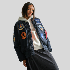 Бомбер Alpha Industries MA-1 Squadron Bomber Jacket Black (Черный)