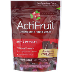 Nature's Way, ActiFruit, Cranberry Fruit Chew, 20 Soft Chews