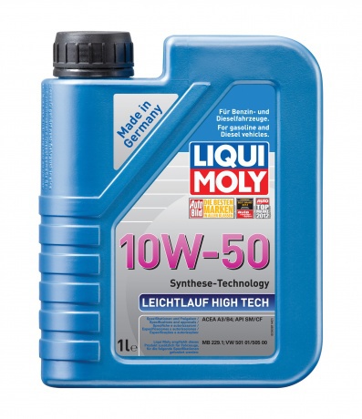 Liqui Moly Leichtlauf High Tech 10W-50  НС-синтетическое моторное масло
