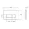 BelBagno BB026/BB044NERO Инсталляция для унитаза с клавишей смыва, цвет: чёрный
