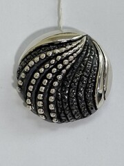 Воланы (брошь из серебра)