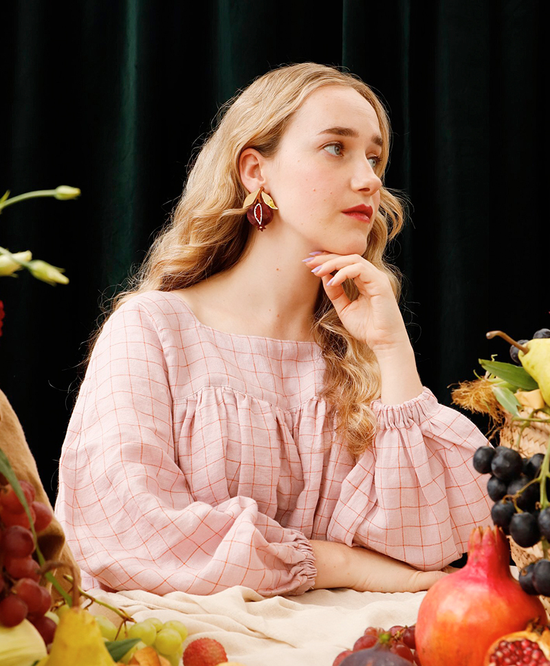 Серьги Pomegranate Earrings