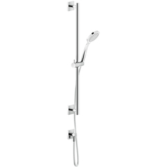 Gessi Rilievo 59242#031 Штанга в комплекте с душевой лейкой, шланг 1,50 м, вывод воды из стены, цвет: хром фото