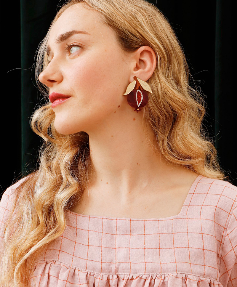 Серьги Pomegranate Earrings